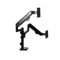 Montagem ajustável personalizada Dual Alumunum Monitor Arm Stand com PC